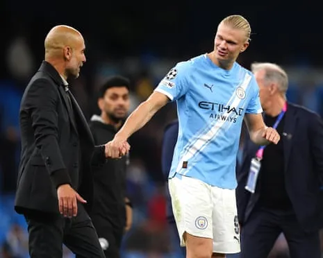 Erling Haaland Enters Exclusive Champions League Half-Century Group, Hailed by Guardiola as Ronaldo and Lionel Messi's Equal
