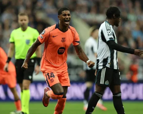 Marcus Rashford's Double Silences The Magpies' Celebrations and Seals Barça's Victory