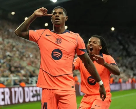 Striker spoils the Magpies' important evening and declares: ‘I am improving at Barcelona’