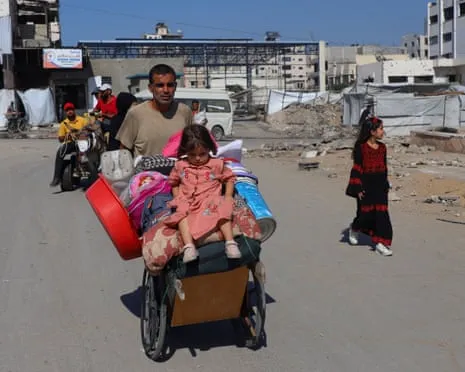 Escaping away from Destruction to Destruction: Gaza City Civilians Grapple with Heart-Wrenching Dilemma